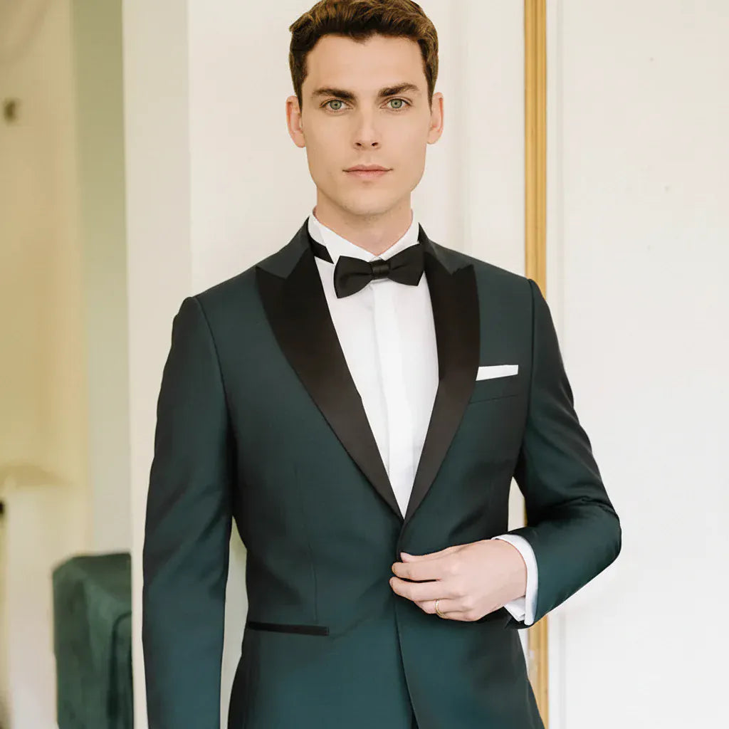 ceehuteey Men's 3 Pieces Men's Multiple occasions Dinner Jacket Fashion for Wedding Groomsmen Suit (Blazer+vest+Pants)