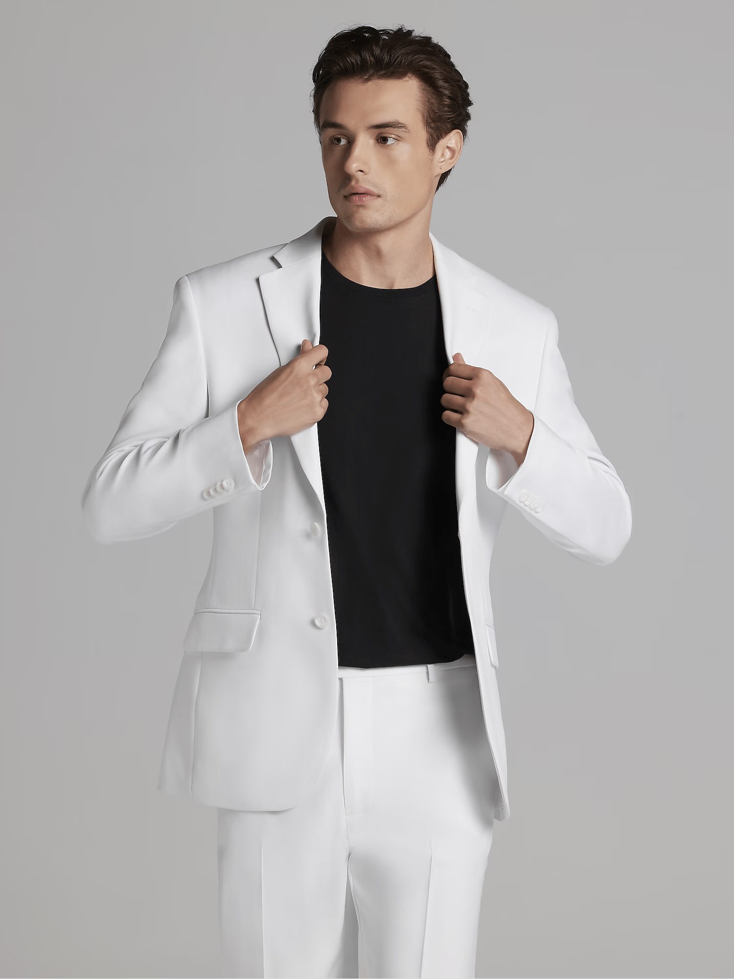ceehuteey Men's 3-Pieces Modern Fit Notch Lapel Suit (Blazer+vest+Pants)