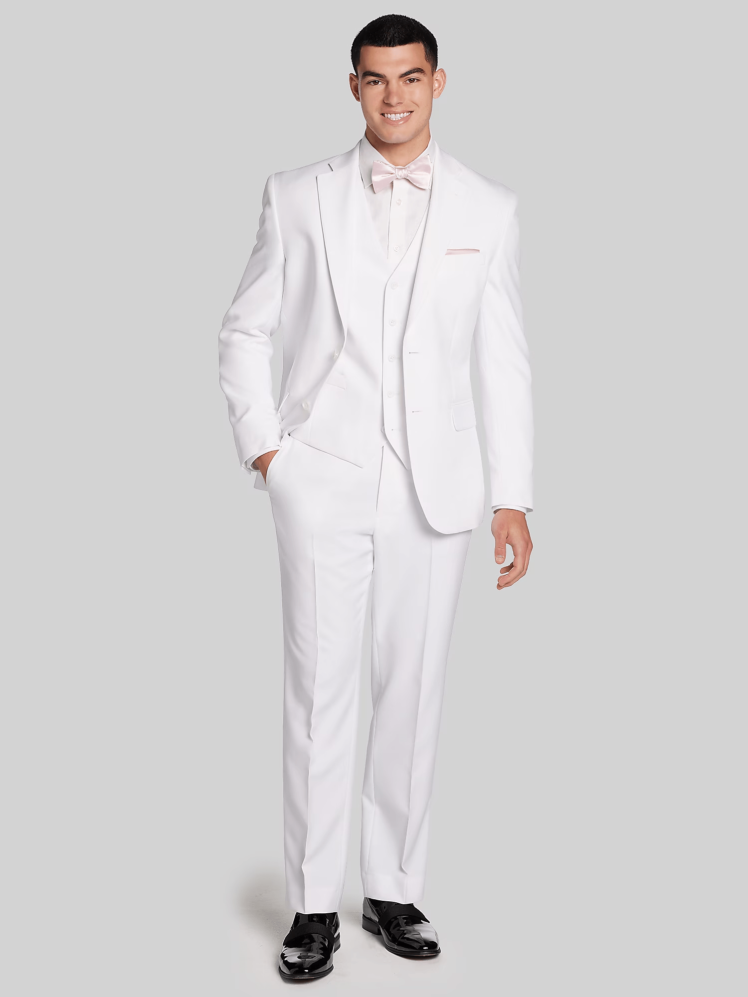 ceehuteey Men's 3-Pieces Modern Fit Notch Lapel Suit (Blazer+vest+Pants)