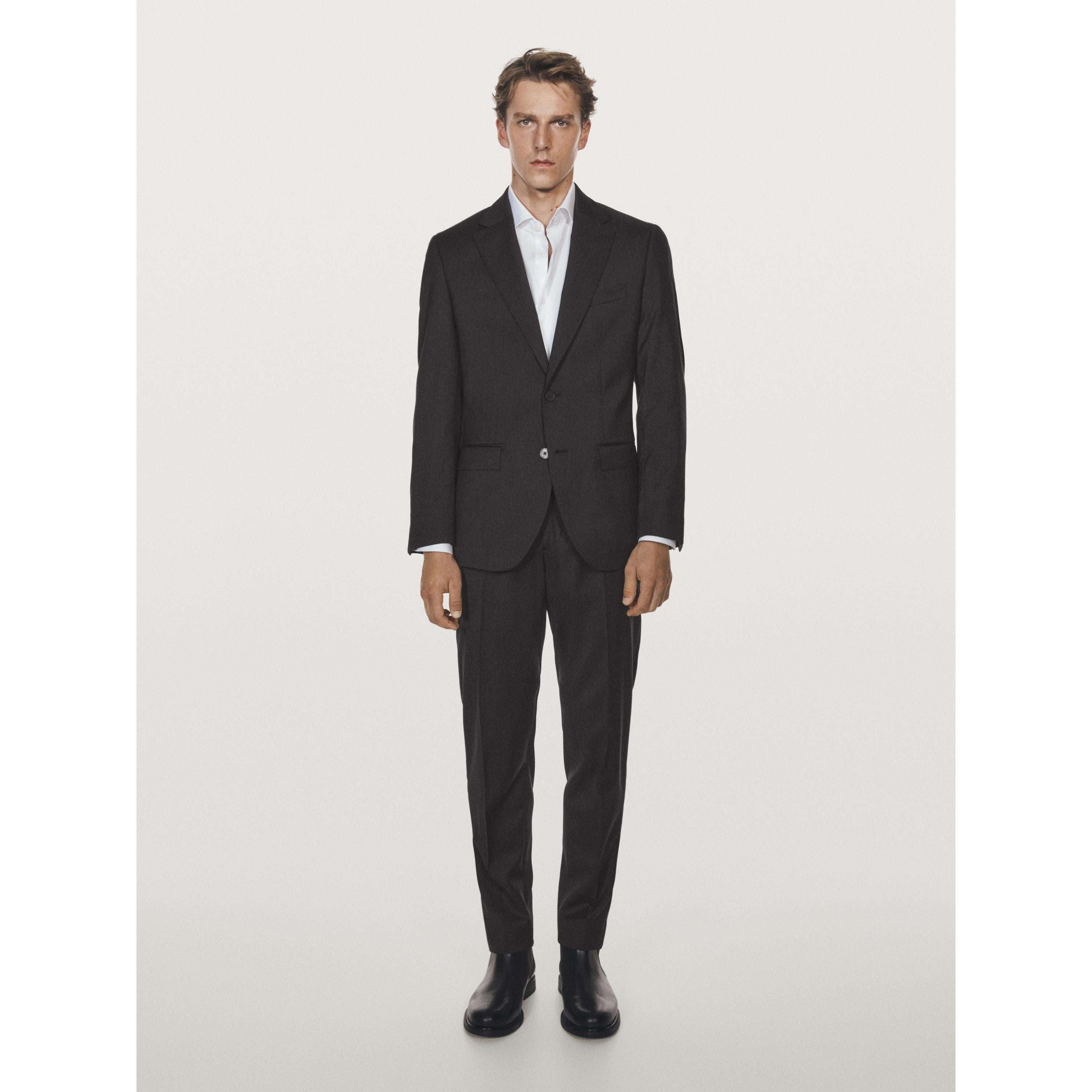 ceehuteey Men's Bussiness two-piece Notch Lapel Slim Fit Suit  (Blazer+Pants)