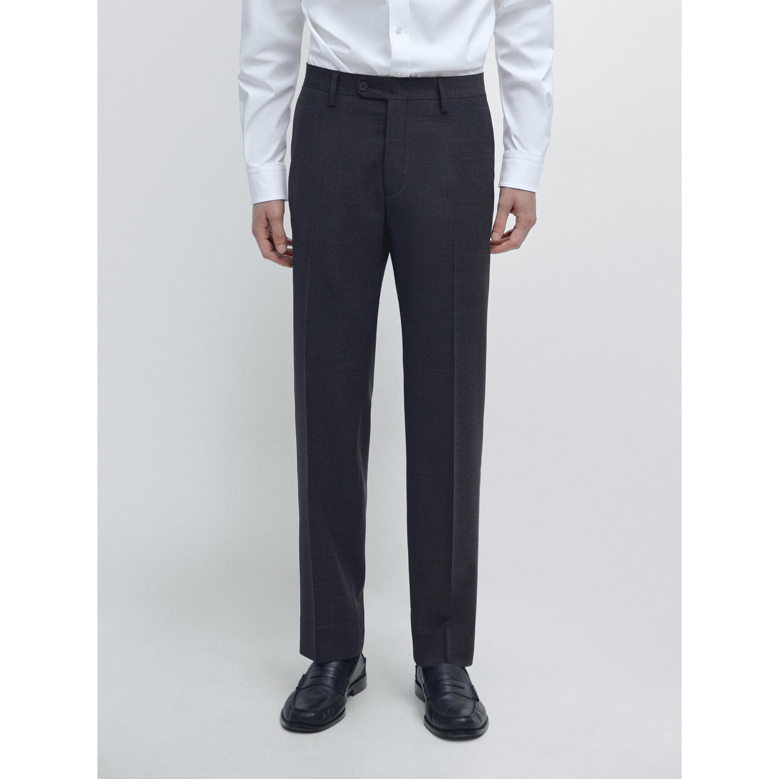 ceehuteey Men's Bussiness two-piece Peak Lapel Solid Multiple Occasions Suit  (Blazer+Pants)