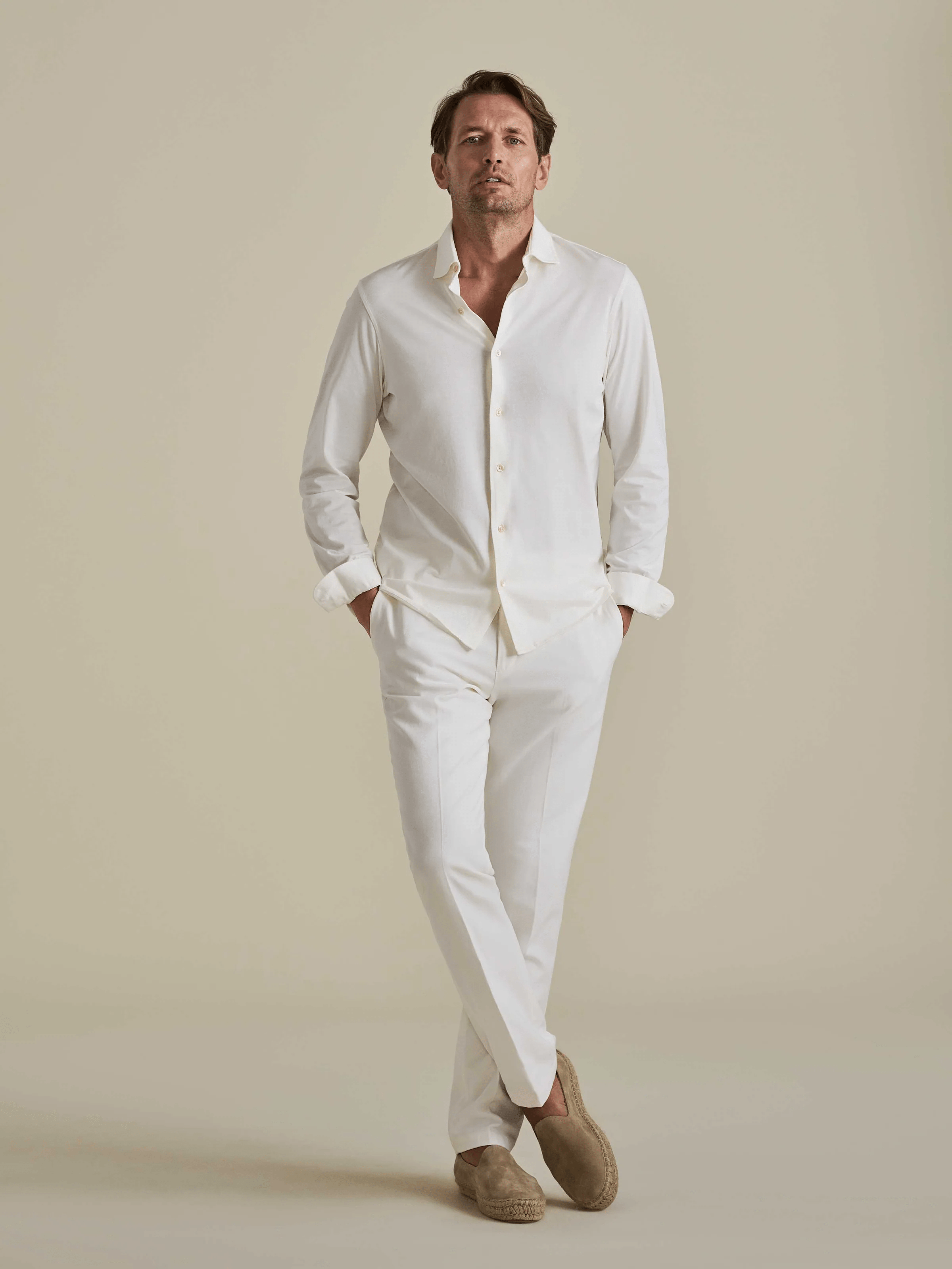 ceehuteey Men's Casual Fashion Slim Fit Plain Mens Shirt