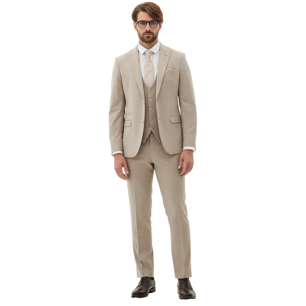 ceehuteey Men's Fashion three-piece Suit in Light Green Signature Notch Lapel Multiple Occasions Tuxedos For Wedding (Blazer+vest+Pants)