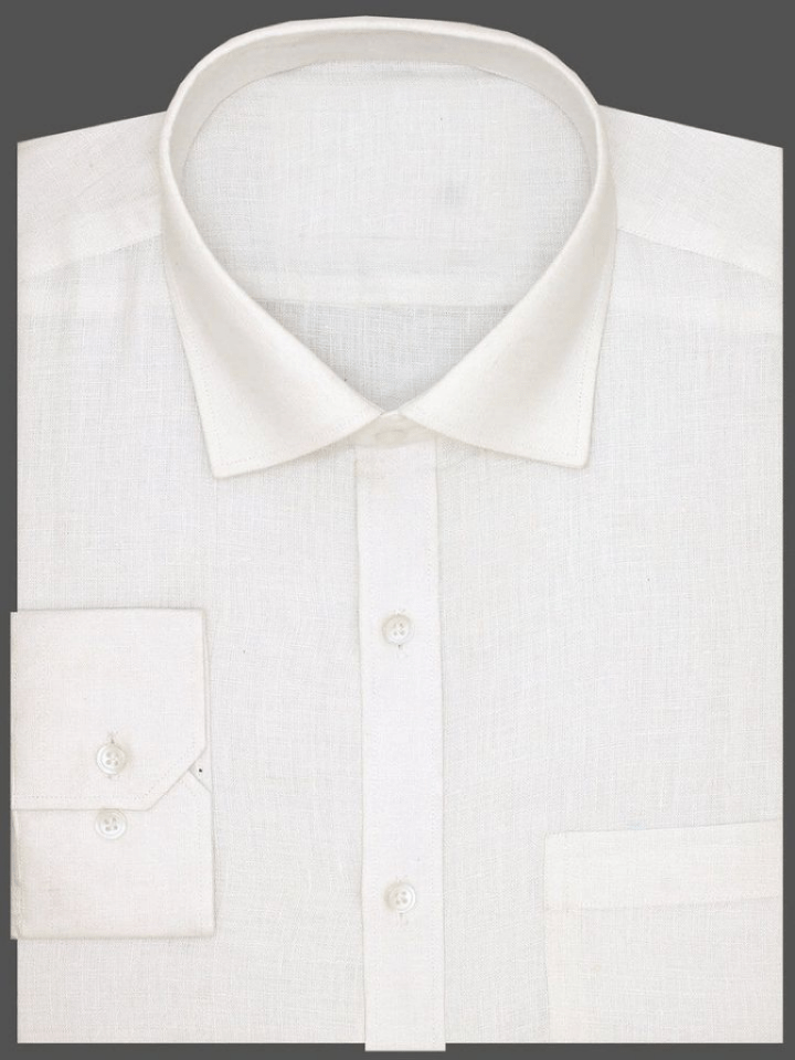 ceehuteey Men's Formal Cotton Blend Plain Shirt