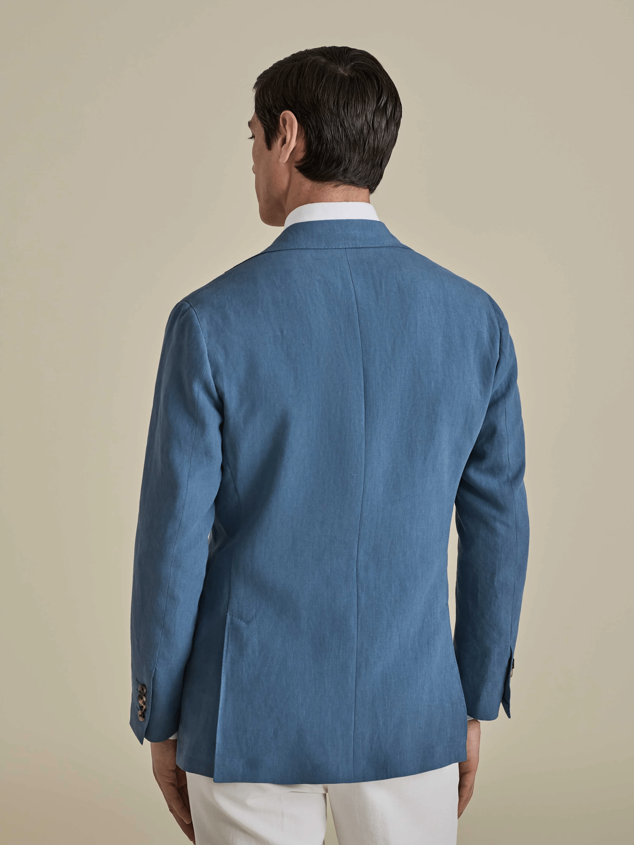 ceehuteey Men's Linen Single Breasted Casual Fashion Jacket