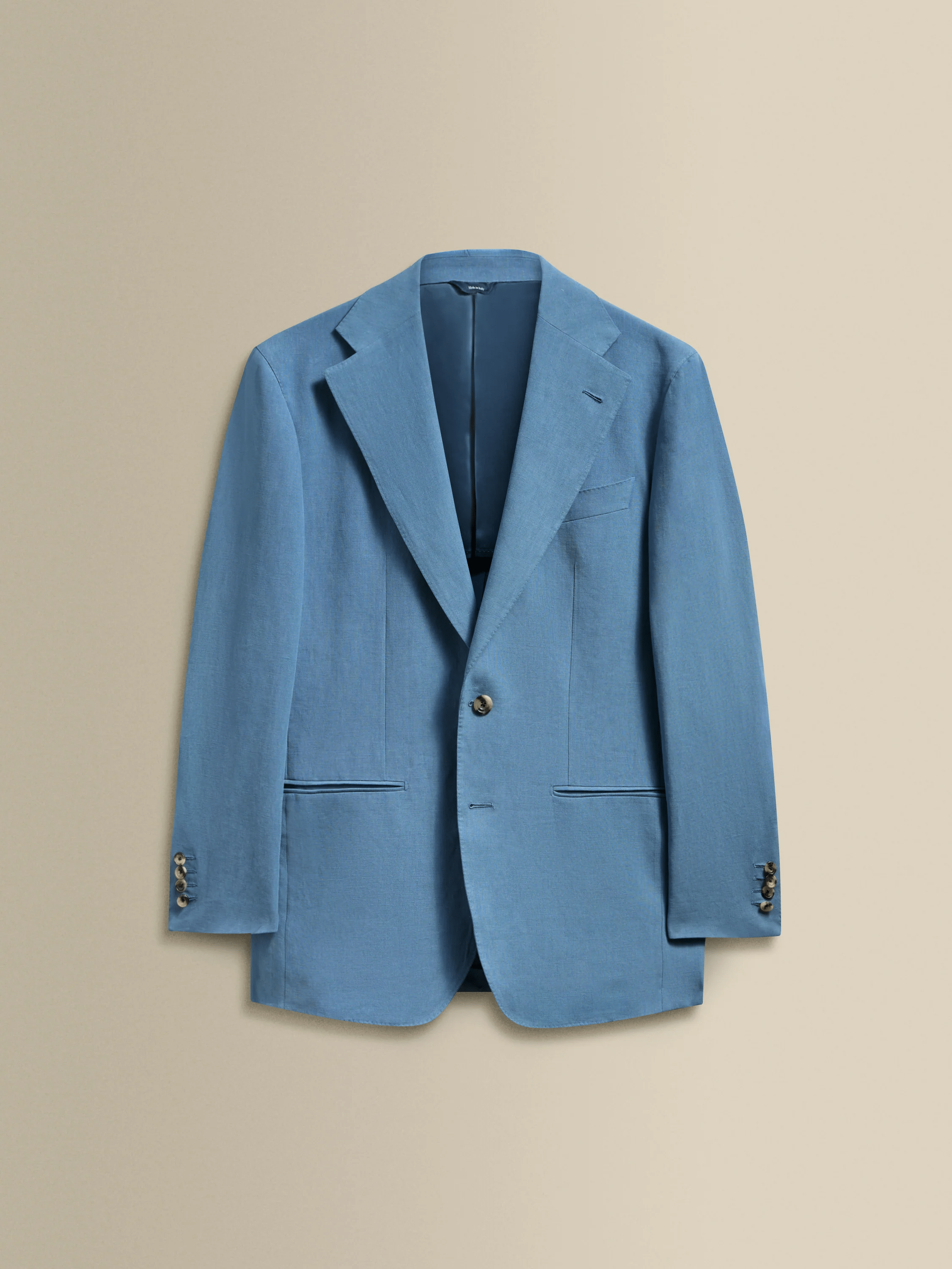 ceehuteey Men's Linen Single Breasted Casual Fashion Jacket