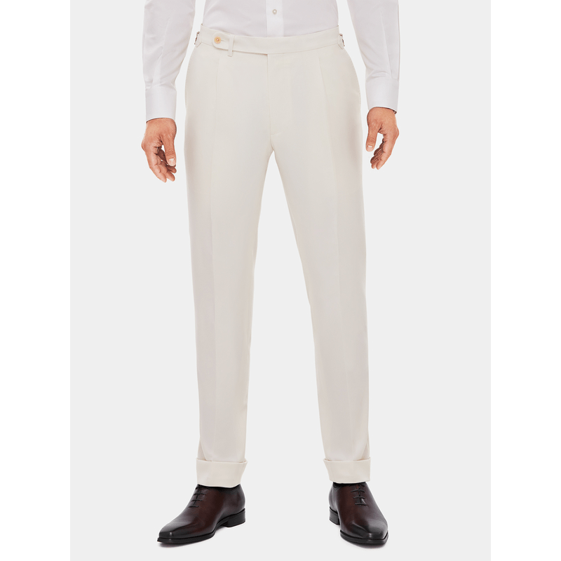 ceehuteey Men's Solid Linen Fashion Slim Fit Suit(Blazer+Pants)