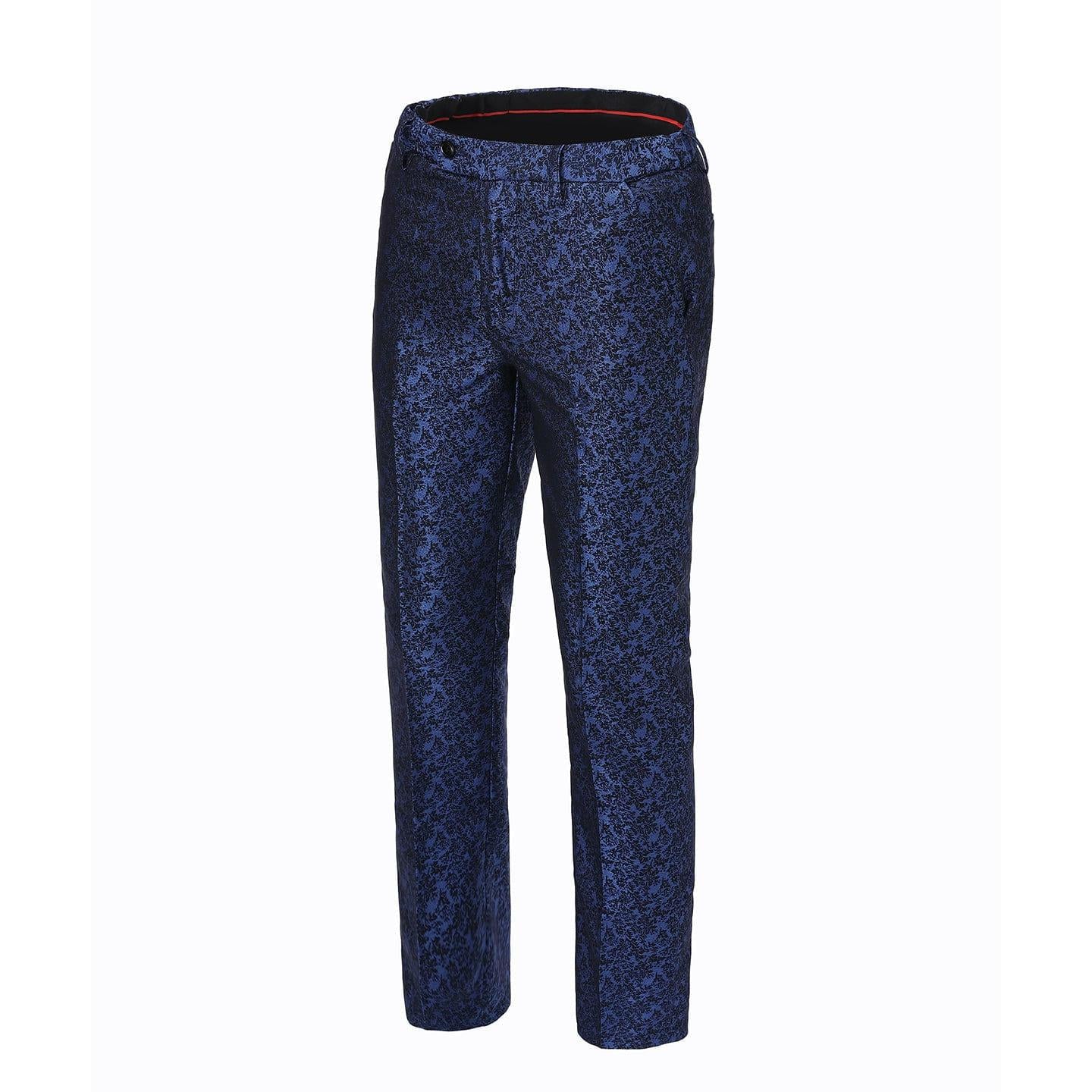 ceehuteey Men's Suit Double Breasted Slim Fit 3 Pieces Business Tuxedos (Blazer+Pants)