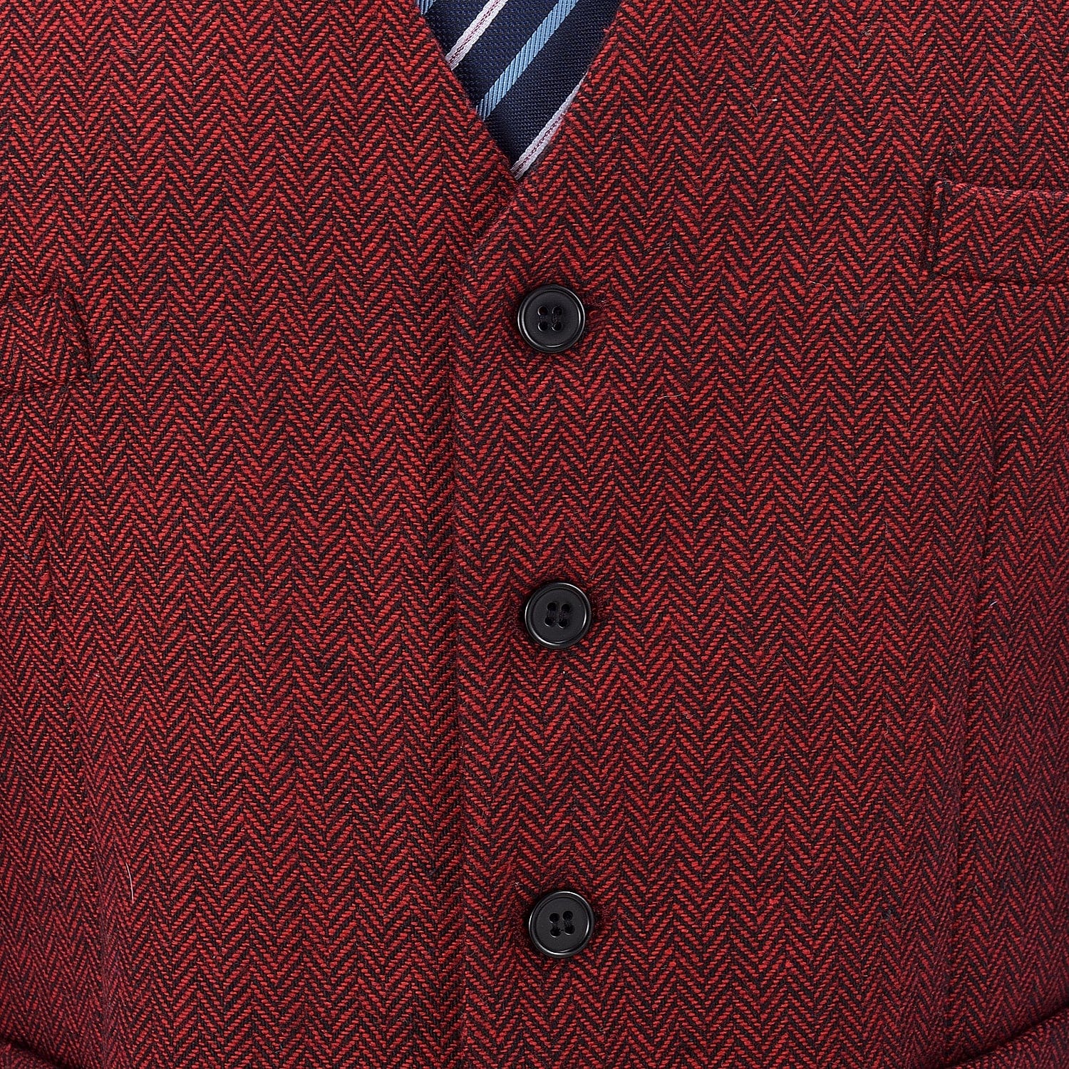 ceehuteey Men's Tweed Herringbone Paneled Satin Vest Slim Fit Waistcoat