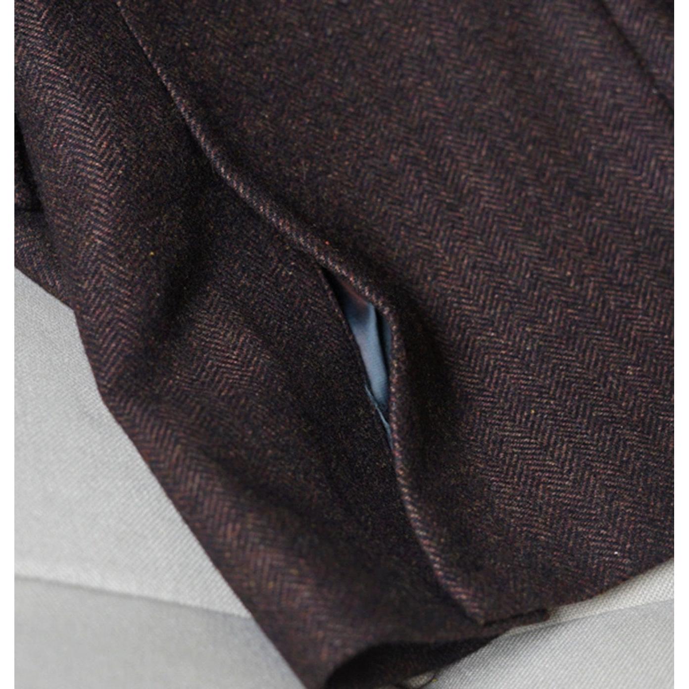 ceehuteey men’s tweed herringbone suits 3 piece suits formal regular fit wedding groom suits (blazer+vest+pants)