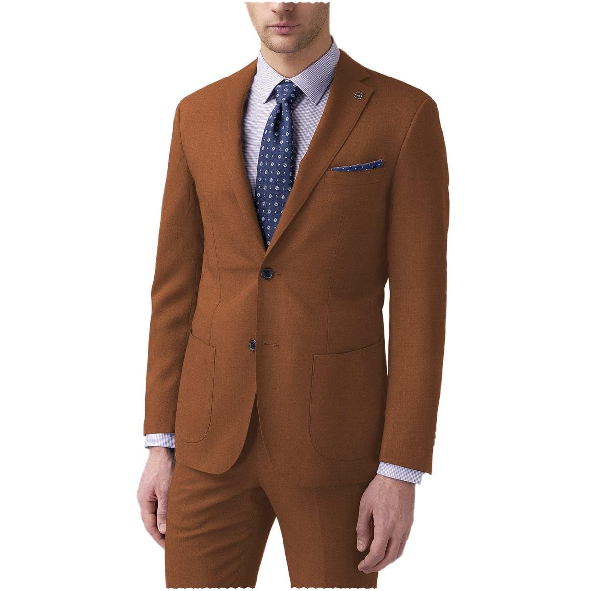 ceehuteey Slim Fit Formal 2 pieces Mens Suit Blazer (Blazer+Pants)