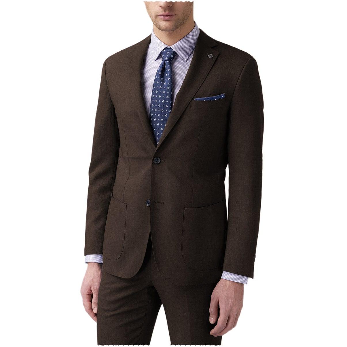 ceehuteey Slim Fit Formal 2 pieces Mens Suit Blazer (Blazer+Pants)