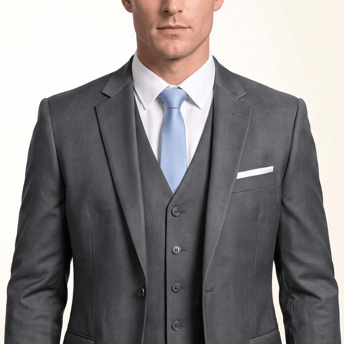Ceehuteey Men's Suit 3 Piece Casual Jacket For Wedding (Blazer+Vest+Pants)