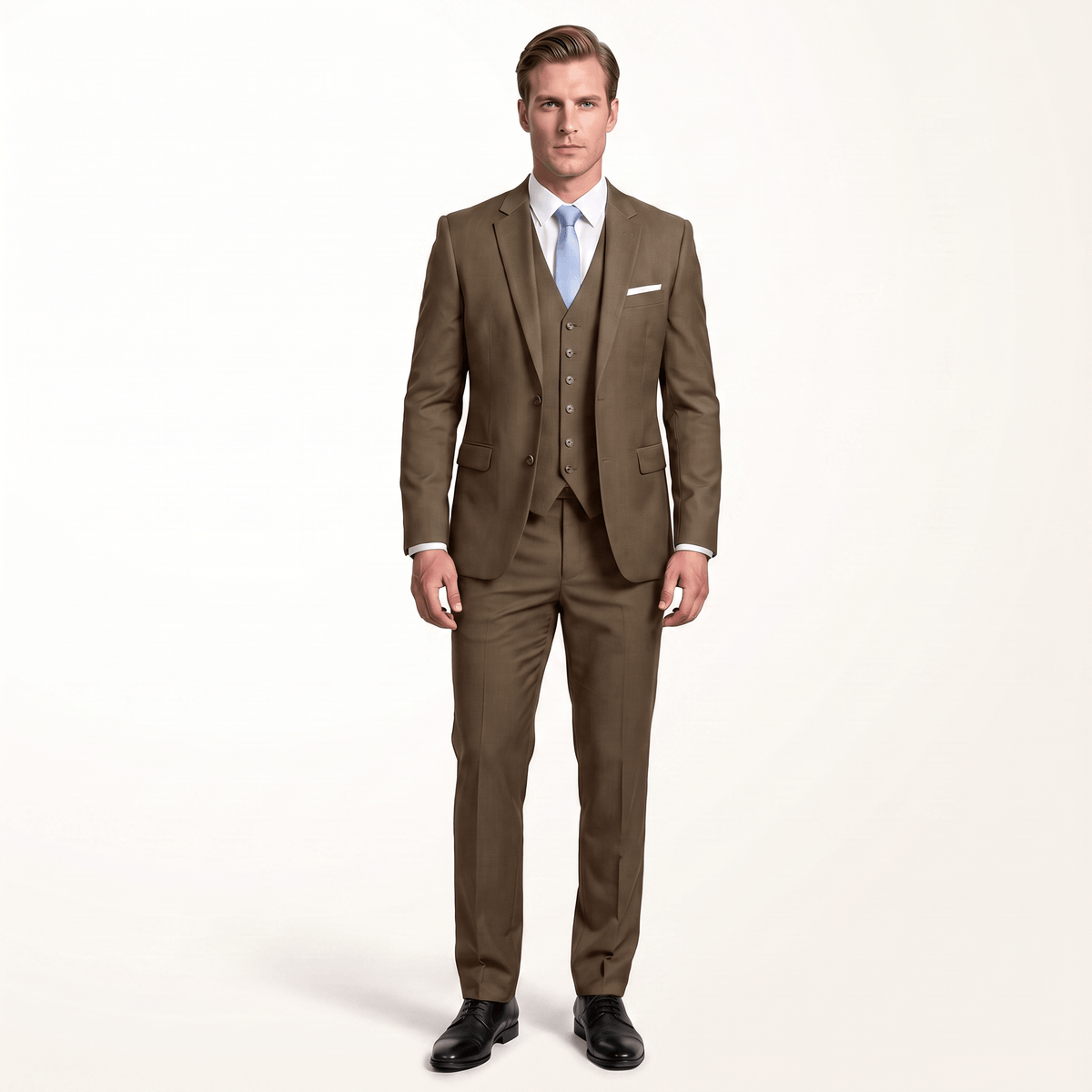 Ceehuteey Men's Suit 3 Piece Casual Jacket For Wedding (Blazer+Vest+Pants)
